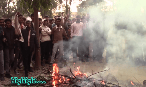 जनकपुरको राराब कलेजमा विद्यार्थी नेताहरुले लगाए आगो, विद्यार्थीहरुले पाएनन प्रवेशपत्र