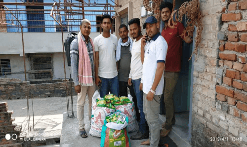बाराका हावाहुरी प्रभावितको लागि धनुषाका युवाहरुद्धारा राहत संकलन तीव्र