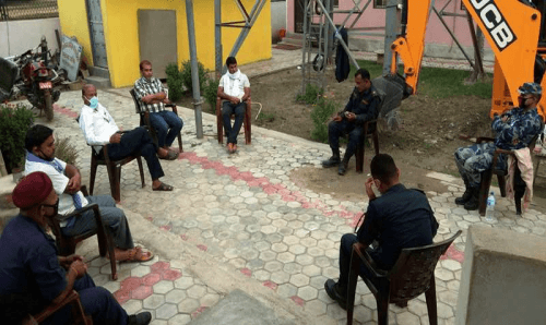 कमला नगरपालिकाको ९ वटै वडा सेनिटाइज गरिदै