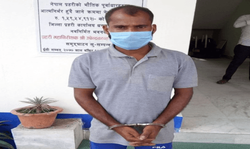 जनकपुरः ट्राफिक प्रहरीलाई घुस दिने पटेल पक्राउ