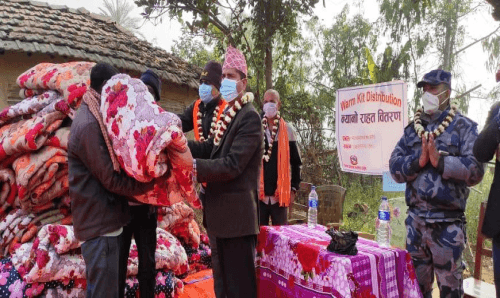 जनकपुरका मुसहर समुदायलाई 'माण्डवी' को न्यानो
