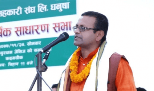 नेताको हिसाबले प्रधानमन्त्रीको उत्तम विकल्प महन्थ ठाकुर : नेता साह