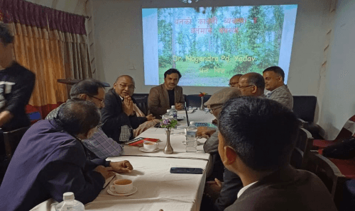 मधेशको चुरेभावर क्षेत्रमा ठुलठुला कृतिम ताल बनाउन कृषिमन्त्री कुशवाहाको विज्ञसँग छलफल